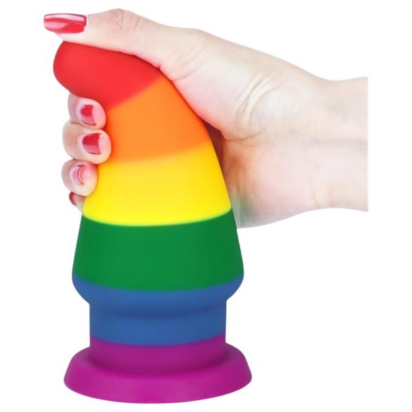 Lovetoy Prider - plug anal dilatator - 15cm - curcubeu
