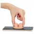 Lovetoy - suport telefon cu ventuză - formă de sân - culoare naturală