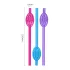 Lovetoy - pai cu vagin - plastic - roz/albastru/mov