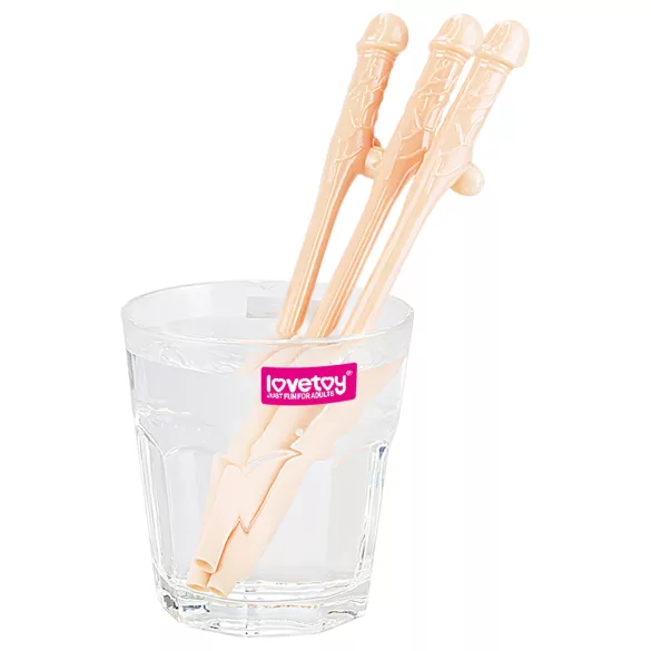 Lovetoy - pai realist penis - accesoriu petrecere - culoare naturală
