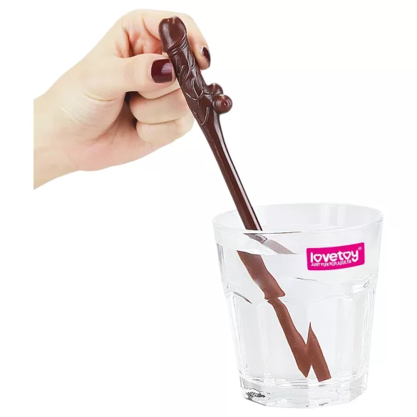 Lovetoy - pai penis realist - plastic - natur, maro, negru