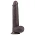 Lovetoy - dildo realist dublu strat - 23cm - maro