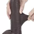 Lovetoy - dildo realist dublu strat - 23cm - maro