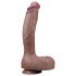 Dildou realist cu două straturi - 26cm (natur)