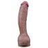 Dildou realist cu două straturi - 26cm (natur)