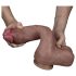 Dildou realist cu două straturi - 26cm (natur)