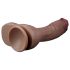 Dildou realist cu două straturi - 26cm (natur)