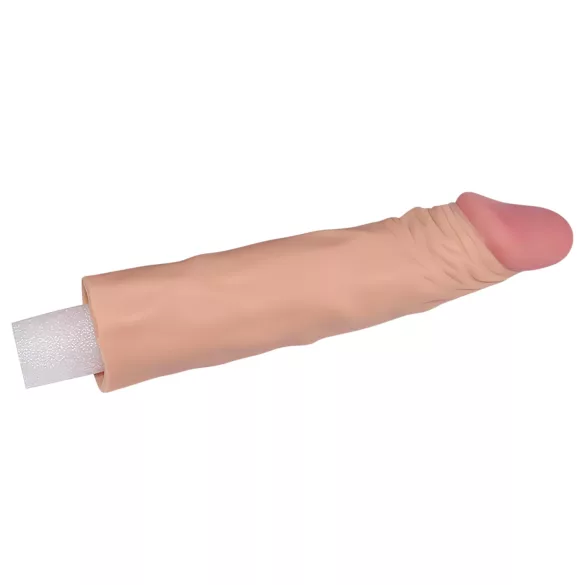 Lovetoy Pleasure X-tender - prelungitor penis - 19cm - culoare naturală
