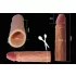 Lovetoy Pleasure X-tender - prelungitor penis - 19cm - culoare naturală