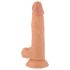 Mr. Rude - dildo realist cu ventuză - 19cm - culoare naturală