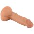 Mr. Rude - dildo realist cu ventuză - 19cm - culoare naturală