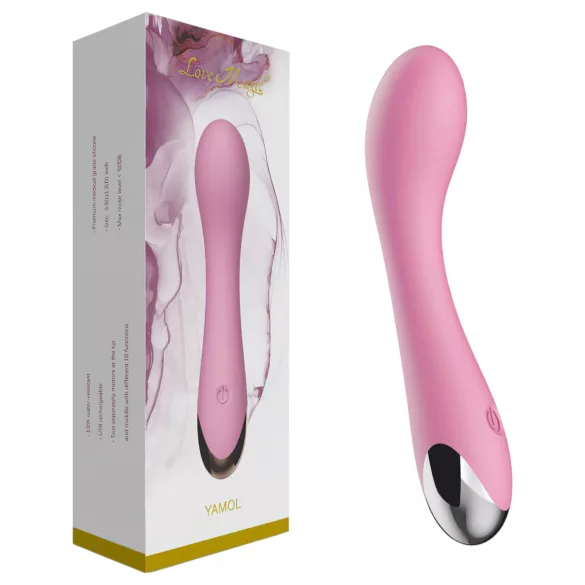 Lonely - vibrator punctul G reîncărcabil - roz
