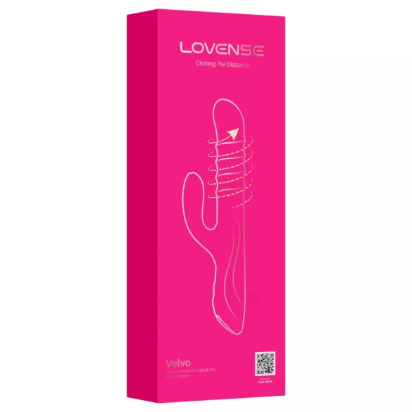 Lovense Velvo - Vibrator cu bile controlat prin aplicație (roz)