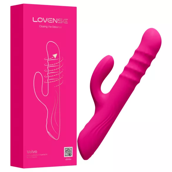 Lovense Velvo - Vibrator cu bile controlat prin aplicație (roz)