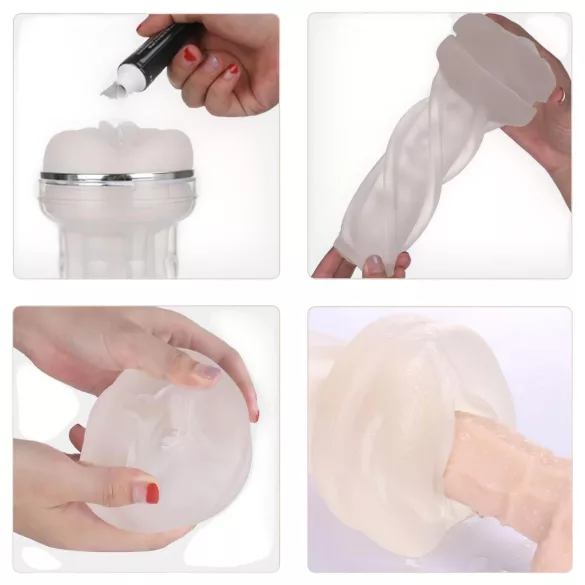 Tracy's Dog Crystal - masturbator realist tip vagin - material transparent