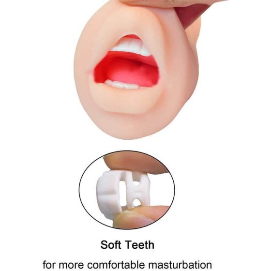 Cana Tracy's Dog - masturbator artificial realist cu dinți (natural)