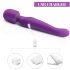 Tracy's Dog - vibrator tip baghetă pulsatorie - masaj - silicon mov