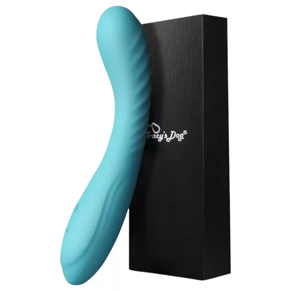 Tracy's Dog Teal - vibrator punctul G reîncărcabil - turcoaz