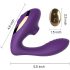 Tracy's Dog 2 - vibrator 2în1 cu pulsații aeriene - mov