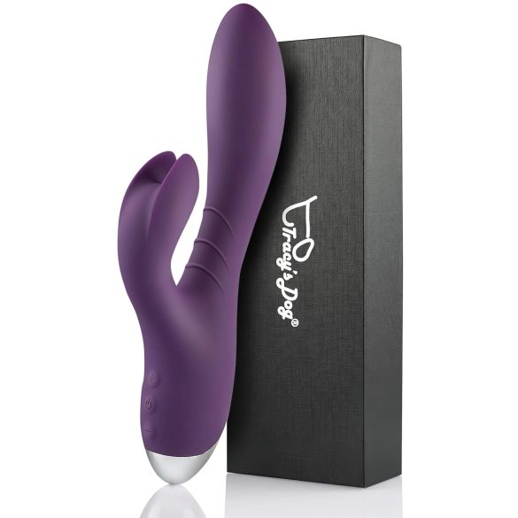 Vibrator iepuraș impermeabil cu braț clitoris - mov