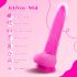 Tracy's Dog Jelivoy-Mid - vibrator realist 20cm - silicon roz (roz)