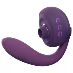   Vibrator Tracy's Dog OG 3 pentru punctul G cu stimulare clitoridiană prin aspirație (mov)