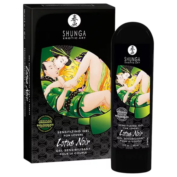 Shunga Lotus Noir - gel stimulent unisex (60 ml)