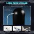 Leopard - masturbator vibratoare și cu vacuum (negru)