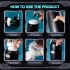 Leopard - masturbator vibratoare și cu vacuum (negru)