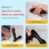 Leopard - Vibrator pentru prostată cu 2 motoare (negru)