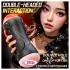 Leopard - vibrator pentru penis cu gură și vagin artificial (culoare naturală)