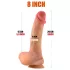FeelSkin - dildo cu testicule ultra realistice - natur (21 cm)