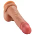 FeelSkin - dildo ultra realist cu testicule - natur (23 cm)