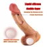 FeelSkin - dildo ultra realist cu testicule - natur (23 cm)
