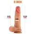 FeelSkin - dildo cu testicule ultra realist (natural, 12,5 cm)