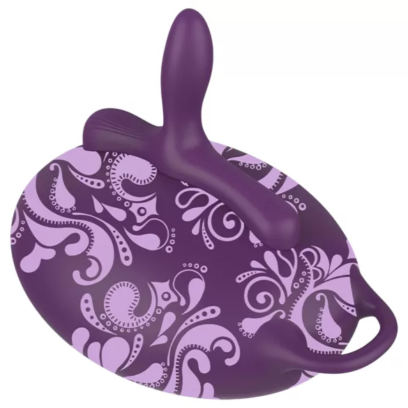 Bouncy Bliss Classic - pernă gonflabilă cu vibrator - mov