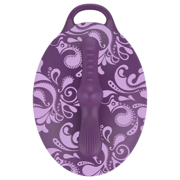 Bouncy Bliss Classic - pernă gonflabilă cu vibrator - mov