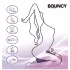 Bouncy Bliss Classic - pernă gonflabilă cu vibrator - mov