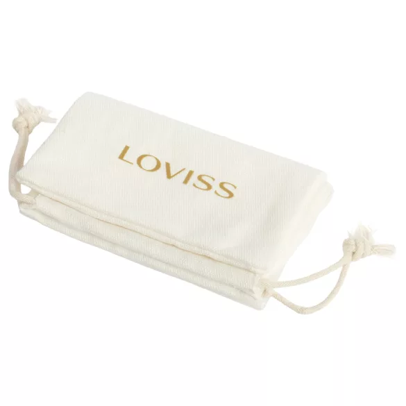 LOVISS Flower - vibrator pentru punctul G cu braț clitoridian (negru)