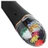 LOVISS Flower - vibrator pentru punctul G cu braț clitoridian (negru)