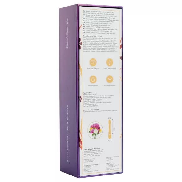 LOVISS Flower - vibrator punctul G (negru)