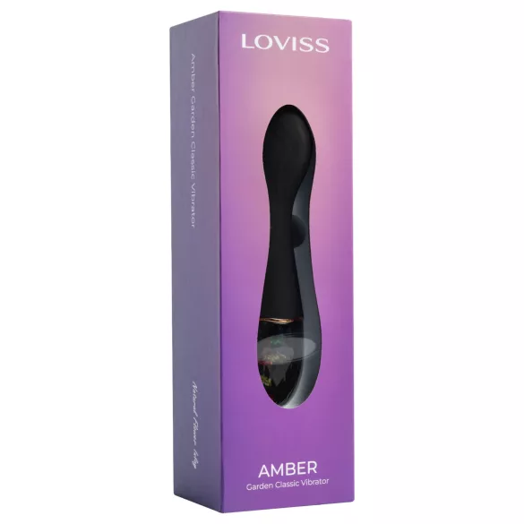 LOVISS Flower - vibrator punctul G (negru)