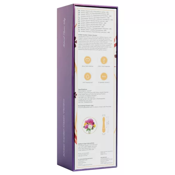 LOVISS Flower - vibrator punctul G (negru)