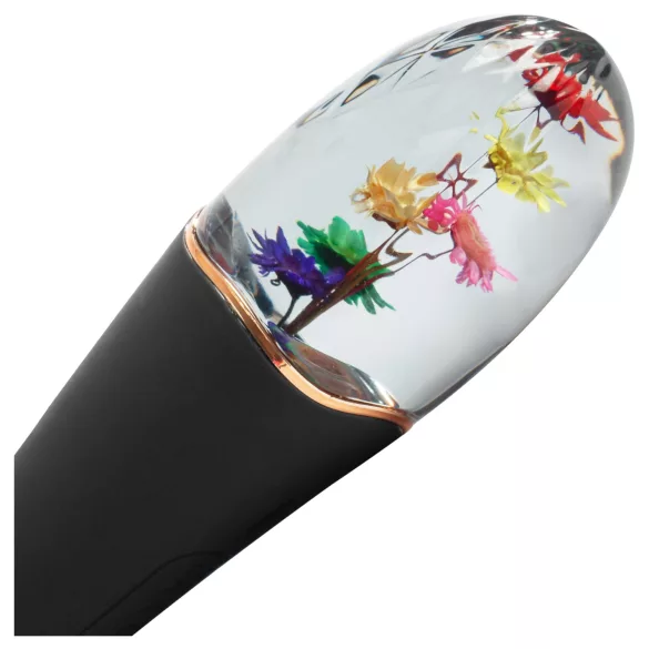 LOVISS Flower - vibrator punctul G (negru)