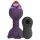 LOVISS Flower - vibrator anal cu telecomandă (mov)