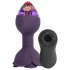 LOVISS Flower - vibrator anal cu telecomandă (mov)