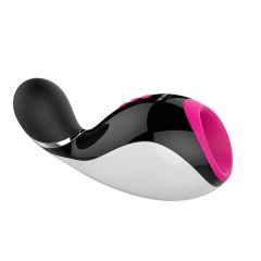   Nalone Oxxy - buze stimulante inteligente vibrante (negru-roz-alb)