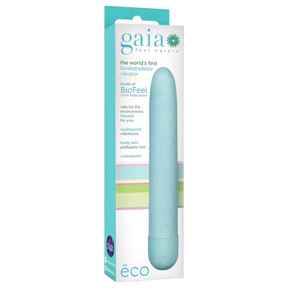 Gaia Eco L - vibrator ecologic (albastru) - mare