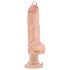 Blush Bad Boy - vibrator cu piercing, 17 cm (natur)