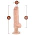 Blush Bad Boy - vibrator cu piercing, 17 cm (natur)
